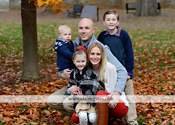 Mechanicsburg Central PA family portrait photographer outdoor girl daughter son boy husband wife father mother leaves dickinson college stone wall steps adirondack chair path grass jw 02