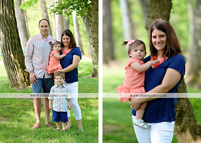 Mechanicsburg Central PA family portrait photographer outdoor children kids mother father grass trees water stream creek rocks covered bridge messiah college wildflowers wooden beams sf01
