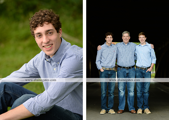Mechanicsburg Central PA senior portrait photographer outdoor boy guy family brothers mom dad trees path field grass covered bridge messiah college track cross country running athlete at 08
