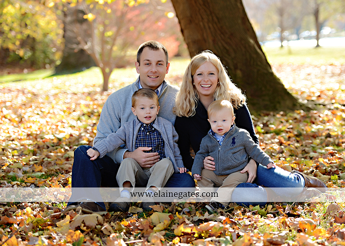 Mechanicsburg Central PA family portrait photographer outdoor boys brothers  sons mother father boiling springs lake water leaves bridge steps stone  wall {Nicole C.} « Elaine Gates Photography