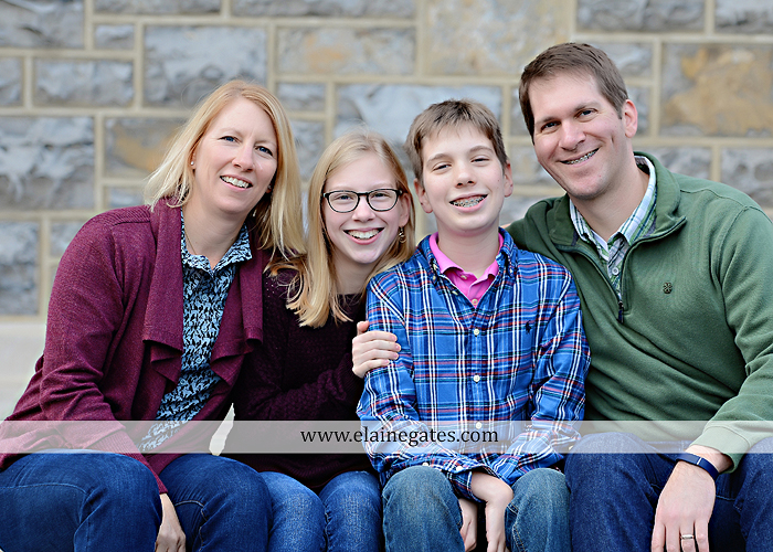 Mechanicsburg Central PA family portrait photographer outdoor girl boy sister brother husband wife father mother dickinson college grass adirondack chair path rocks stone wall leaves tree df 6