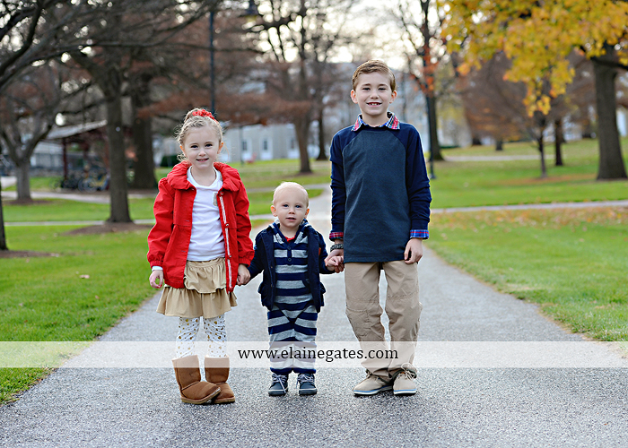 Mechanicsburg Central PA family portrait photographer outdoor girl daughter son boy husband wife father mother leaves dickinson college stone wall steps adirondack chair path grass jw 06