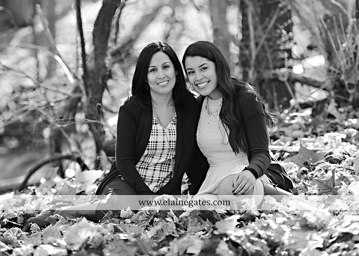 Mechanicsburg Central PA family portrait photographer outdoor girl sisters mother father leaves boiling springs lake trees wood bridge grass stone wall cc 07