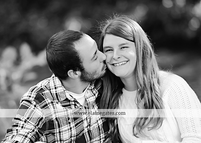 Mechanicsburg Central PA engagement portrait photographer outdoor boiling springs lake water grass trees leaves gazebo ducks ivy stone wall path heart wreath ra 2