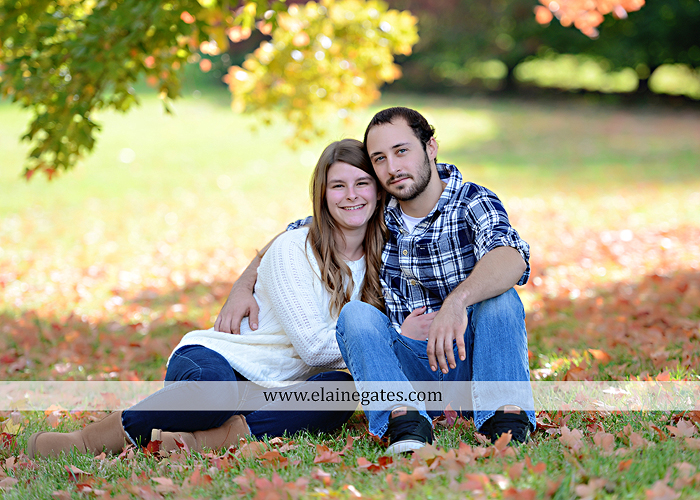 Mechanicsburg Central PA engagement portrait photographer outdoor boiling springs lake water grass trees leaves gazebo ducks ivy stone wall path heart wreath ra 4