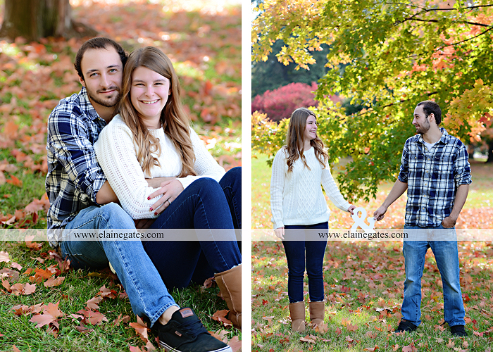 Mechanicsburg Central PA engagement portrait photographer outdoor boiling springs lake water grass trees leaves gazebo ducks ivy stone wall path heart wreath ra 5