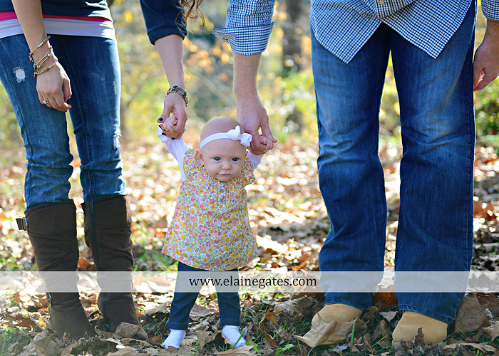 Mechanicsburg Central PA family portrait photographer outdoor baby girl daughter mother father grass trees water stream creek field leaves rm 10