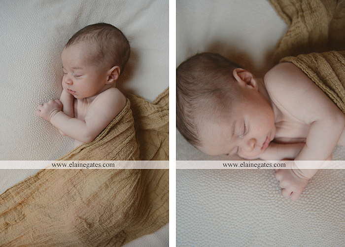 Mechanicsburg Central PA newborn baby portrait photographer girl sleeping indoor blanket sister mother jm 10
