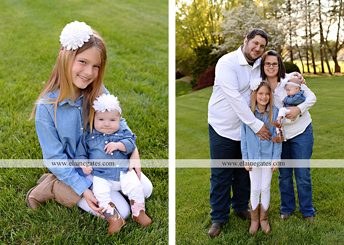 Mechanicsburg Central PA family portrait photographer outdoor children girls sister grass father mother flowers baby st 4
