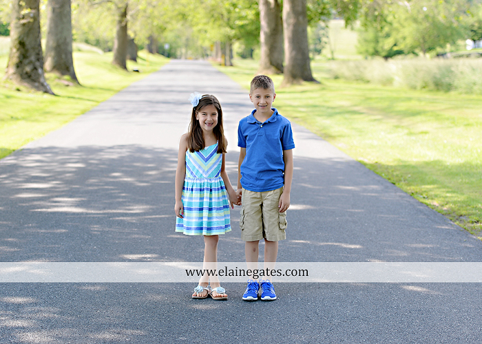 Mechanicsburg Central PA kids children portrait photographer outdoor boy girl brother sister siblings road field trees water stream creek rocks hug grass ad 01