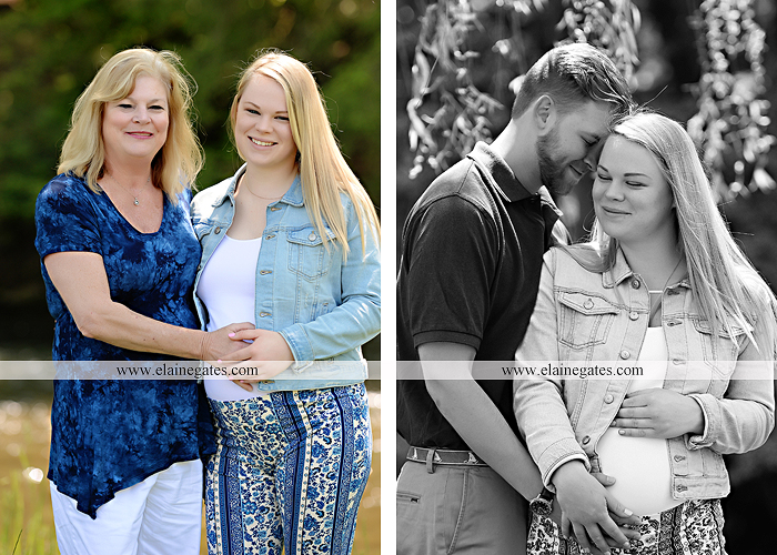 Mechanicsburg Central PA portrait photographer maternity outdoor field road tree water stream creek path holding hands hug kiss ole miss  baby bump cp 5