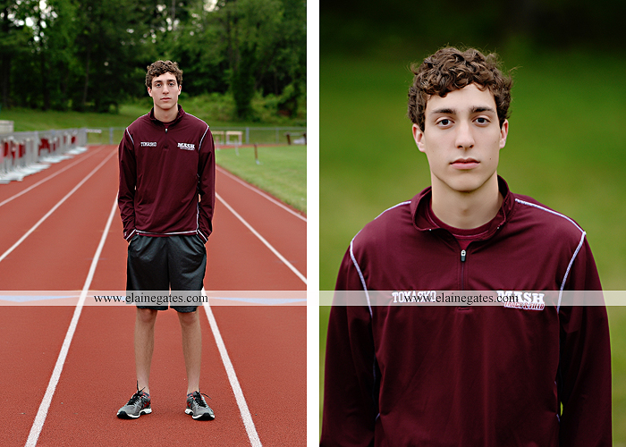 Mechanicsburg Central PA senior portrait photographer outdoor boy guy family brothers mom dad trees path field grass covered bridge messiah college track cross country running athlete at 13