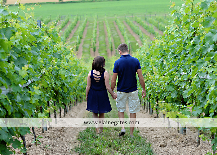 Mechanicsburg Central PA engagement portrait photographer outdoor orchard vineyard trees wildflowers fence field wood wall hug kiss holding hands mustang car aw 01