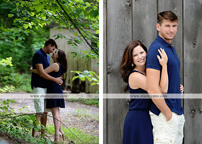 Mechanicsburg Central PA engagement portrait photographer outdoor orchard vineyard trees wildflowers fence field wood wall hug kiss holding hands mustang car aw 03