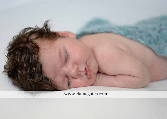 Mechanicsburg Central PA newborn baby portrait photographer boy sleeping blanket knit hat mother father son chair indoor ao 02