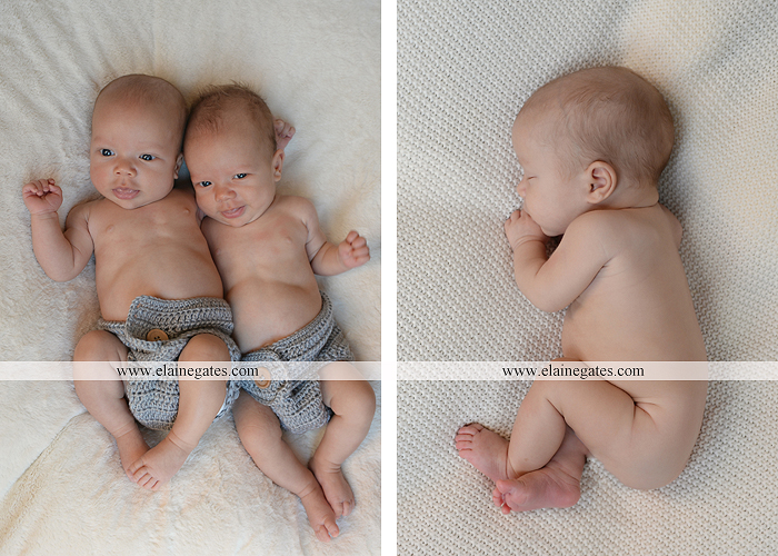 Mechanicsburg Central PA newborn baby portrait photographer twins boys brothers sleeping blanket jc 8