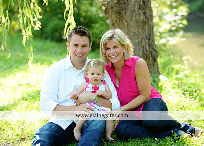 Mechanicsburg Central PA baby child portrait photographer girl outdoor family mom dad daughter road trees grass kiss stuffed animal field jt 7