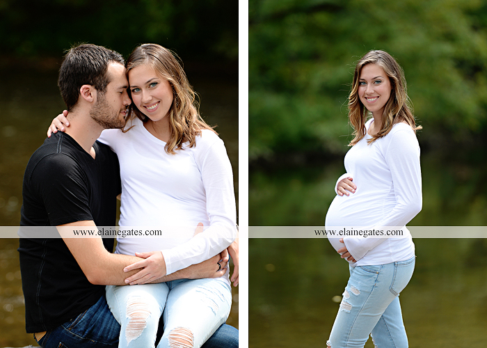 mechanicsburg-central-pa-portrait-photographer-maternity-outdoor-mother-father-road-hay-bale-tree-water-creek-stream-fence-baby-belly-hug-kiss-holding-hands-cl-7