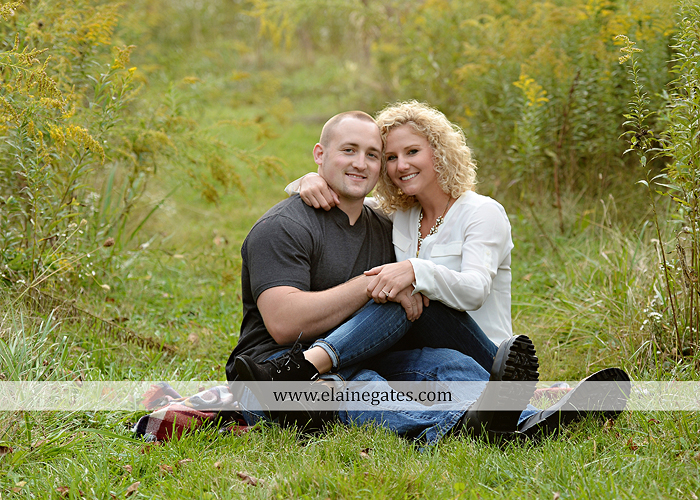 mechanicsburg-central-pa-engagement-portrait-photographer-outdoor-couple-love-hug-kiss-ring-holding-hands-road-field-hay-bale-sunset-tree-fence-water-creek-stream-shore-dog-wildflowers-ce12