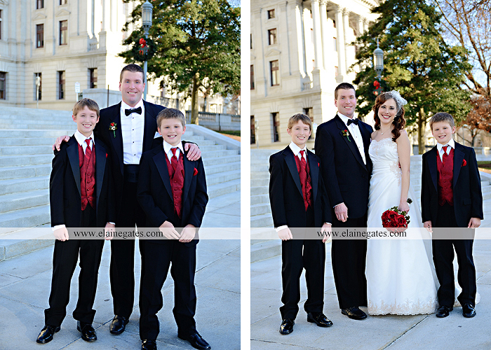 Capitol Rotunda Wedding Photographer Harrisburg red Sir D's Catering Camp Hill Bakery Wedding Paper Divas David's Bridal Men's Warehouse December 04