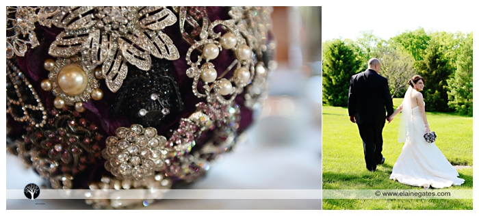 Liberty Forge Wedding Black Purple Corsage Bouquet jd -2