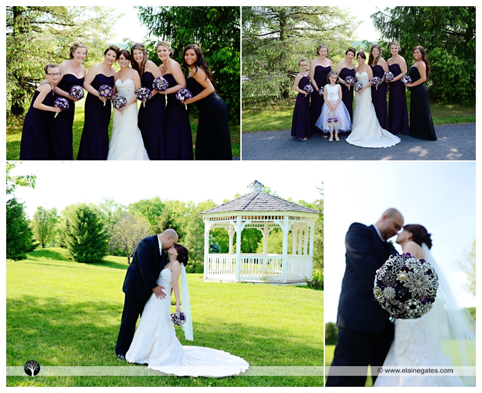 Liberty Forge Wedding Black Purple Corsage Bouquet jd -6