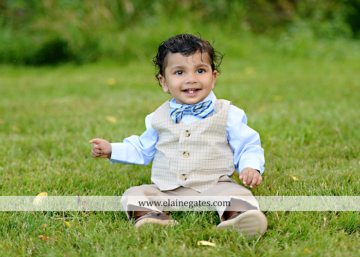 Mechanicsburg Central PA baby child portrait photographer boy outdoor family mom dad mother father grass dog trees field covered bridge messiah college kiss sj01