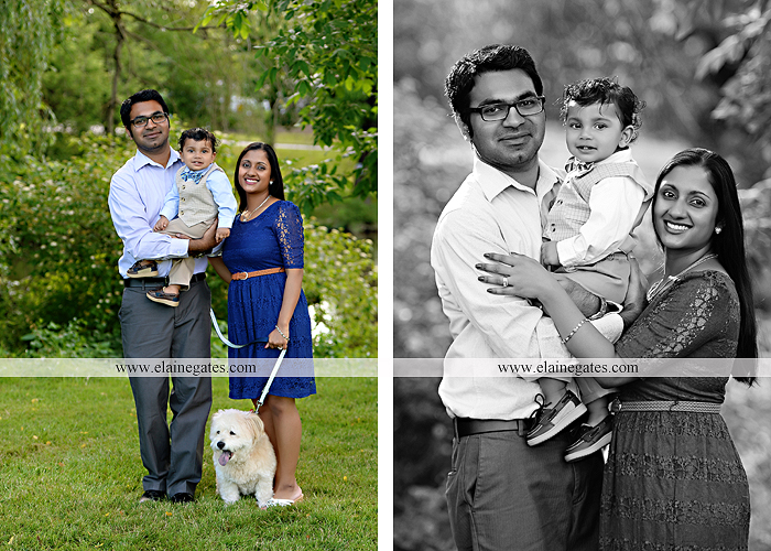 Mechanicsburg Central PA baby child portrait photographer boy outdoor family mom dad mother father grass dog trees field covered bridge messiah college kiss sj03