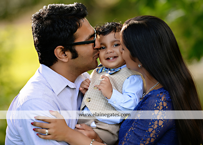 Mechanicsburg Central PA baby child portrait photographer boy outdoor family mom dad mother father grass dog trees field covered bridge messiah college kiss sj04