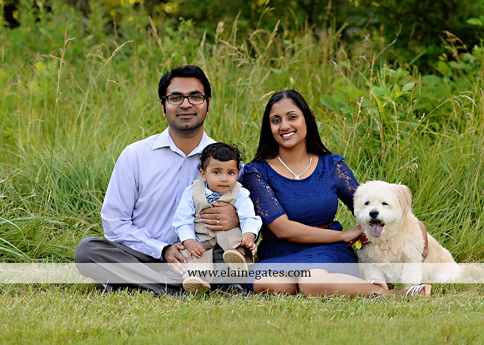 Mechanicsburg Central PA baby child portrait photographer boy outdoor family mom dad mother father grass dog trees field covered bridge messiah college kiss sj10