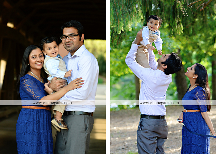 Mechanicsburg Central PA baby child portrait photographer boy outdoor family mom dad mother father grass dog trees field covered bridge messiah college kiss sj11