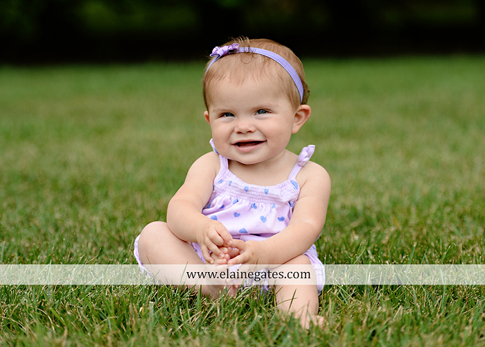 Mechanicsburg Central PA baby child portrait photographer girl grass iron bench mom mommy mother bow tutu sr 1