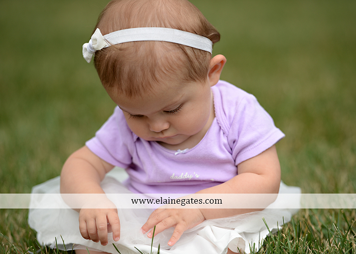 Mechanicsburg Central PA baby child portrait photographer girl grass iron bench mom mommy mother bow tutu sr 6