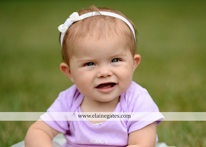 Mechanicsburg Central PA baby child portrait photographer girl grass iron bench mom mommy mother bow tutu sr 7