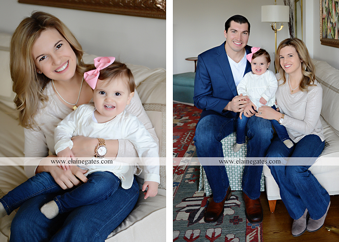 Mechanicsburg Central PA baby child portrait photographer girl indoor chair mother father dog family rug kiss couch js 1