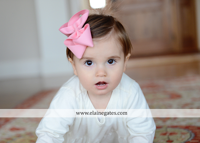 Mechanicsburg Central PA baby child portrait photographer girl indoor chair mother father dog family rug kiss couch js 4