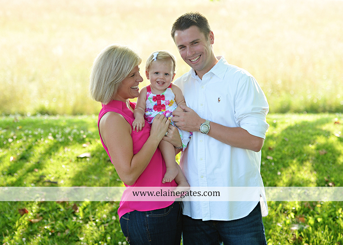 Mechanicsburg Central PA baby child portrait photographer girl outdoor family mom dad daughter road trees grass kiss stuffed animal field jt 2