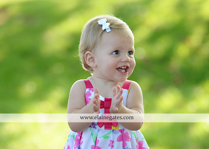 Mechanicsburg Central PA baby child portrait photographer girl outdoor family mom dad daughter road trees grass kiss stuffed animal field jt 5