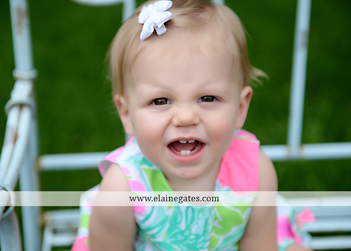Mechanicsburg Central PA baby child portrait photographer girl outdoor indoor mom mother bench one year old birthday tutu balloons banner cake smash eat jt 2