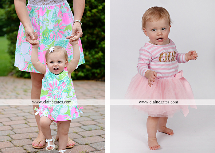 Mechanicsburg Central PA baby child portrait photographer girl outdoor indoor mom mother bench one year old birthday tutu balloons banner cake smash eat jt 5