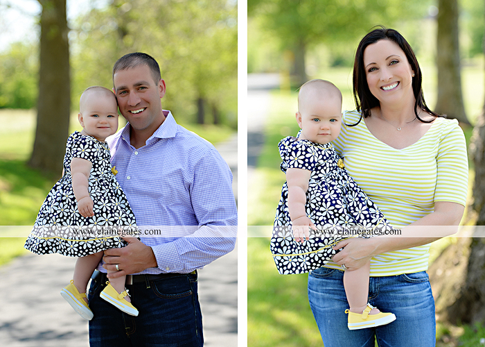 Mechanicsburg Central PA baby child portrait photographer girl outdoor road mother father grass trees tutu 1st birthday one year old water stream creek mb 2