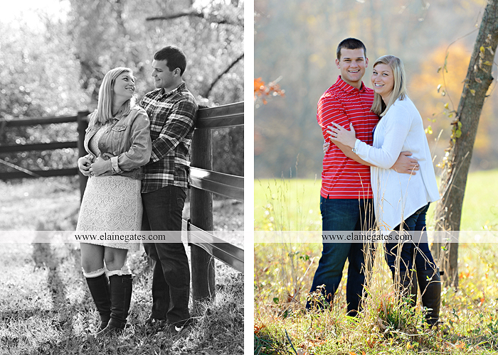 Mechanicsburg Central PA engagement portrait photographer outdoor barn fence field trees leaves dog hockey jersey baseball jersey new york yankees washington capitals bride groom mh 4
