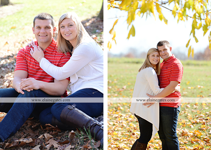 Mechanicsburg Central PA engagement portrait photographer outdoor barn fence field trees leaves dog hockey jersey baseball jersey new york yankees washington capitals bride groom mh 6