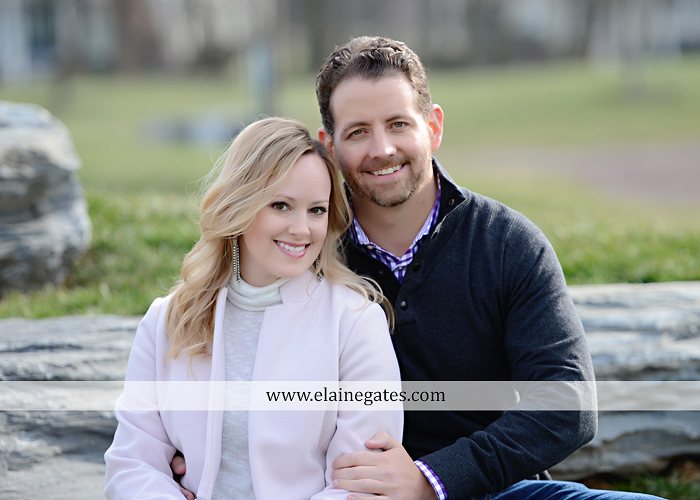 Mechanicsburg Central PA engagement portrait photographer outdoor grass trees stone path hug holding hands rocks az 3 (1)