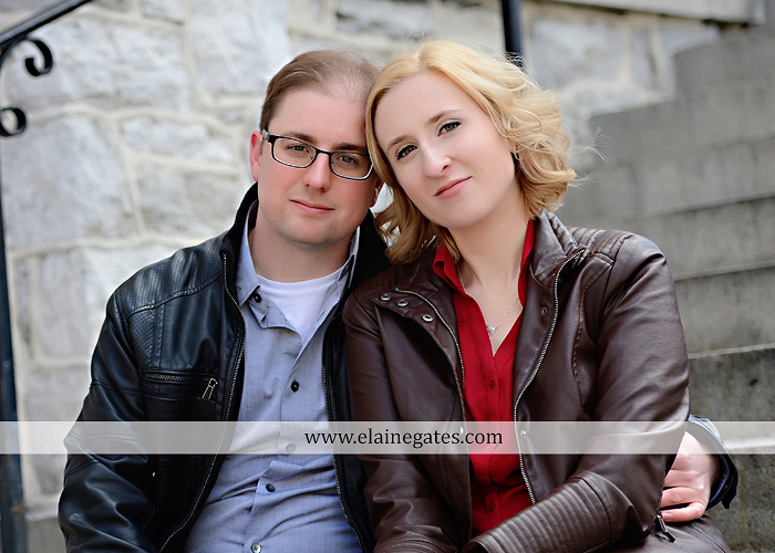 Mechanicsburg Central PA engagement portrait photographer outdoor harrisburg city steps market street bridge stone wall brick wall ring civic club rl 02
