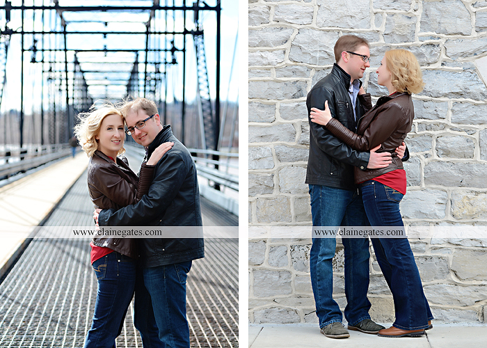 Mechanicsburg Central PA engagement portrait photographer outdoor harrisburg city steps market street bridge stone wall brick wall ring civic club rl 03