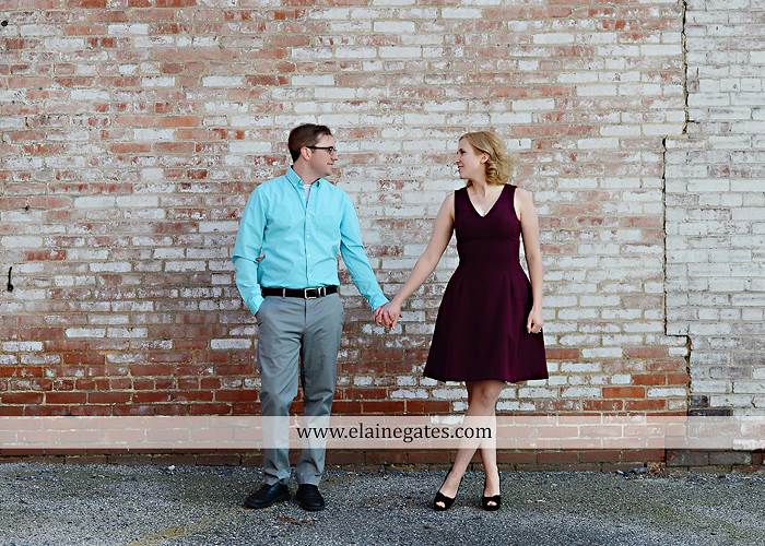 Mechanicsburg Central PA engagement portrait photographer outdoor harrisburg city steps market street bridge stone wall brick wall ring civic club rl 10