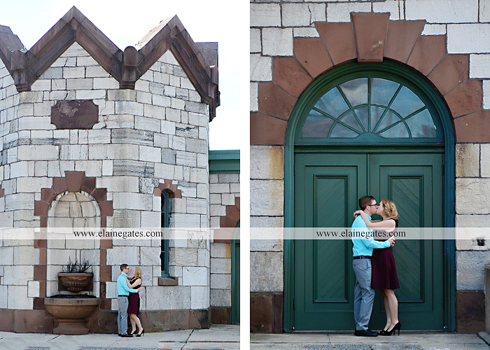 Mechanicsburg Central PA engagement portrait photographer outdoor harrisburg city steps market street bridge stone wall brick wall ring civic club rl 11