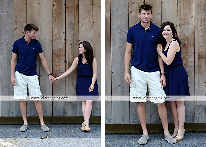 Mechanicsburg Central PA engagement portrait photographer outdoor orchard vineyard trees wildflowers fence field wood wall hug kiss holding hands mustang car aw 10