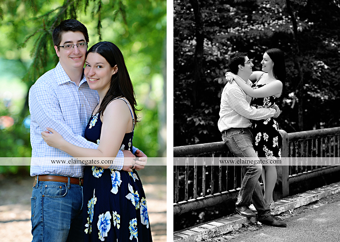 Mechanicsburg Central PA engagement portrait photographer outdoor water stream creek trees path bridge covered bridge messiah college hug kiss tt 5